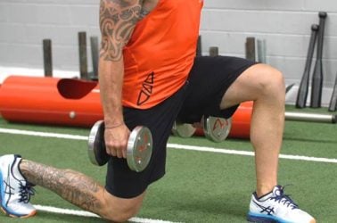 Walking Dumbell Lunges