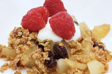APPLE & PEAR CRUMBLE