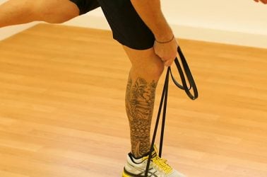 One-Legged Band Romanian Dead Lift
