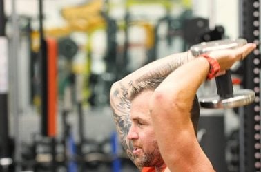 Seated Dumbell Pullover