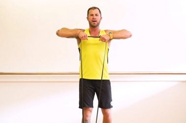 Standing Band Upright Row