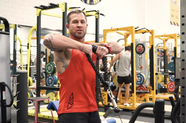 Rope Upright Row