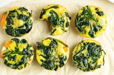Spinach and Sweet Potato Egg Muffins