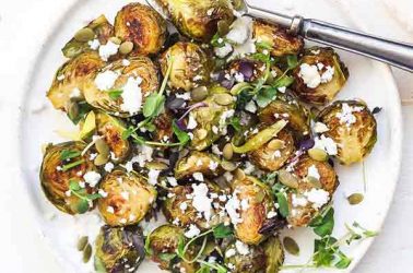 Maple Mustard Brussels Sprouts