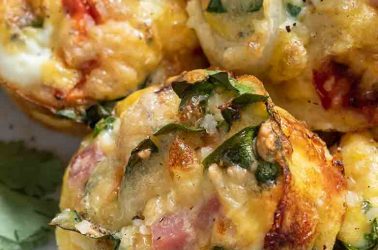 Egg, Bacon & Spinach Muffins